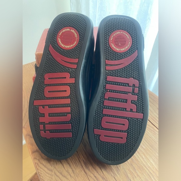 👣 FITFLOP Super T Leather Sneakers (Sz. 8) - Picture 3 of 7